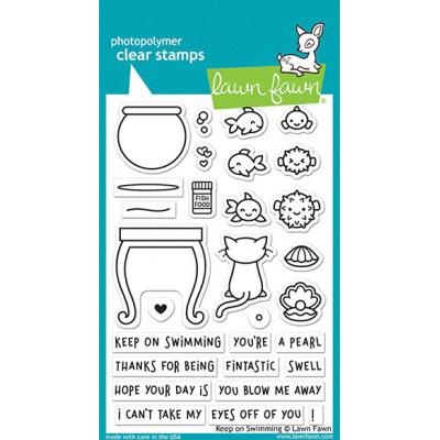 Lawn Fawn Stempel - Keep On Swimming