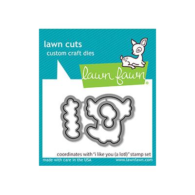 Lawn Fawn Lawn Cuts - I Like You (A Lotl)
