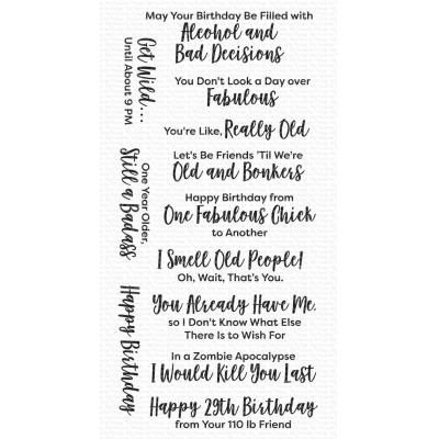 My Favorite Things Clear Stamps - Sassy Pants Birthday Greetings 3