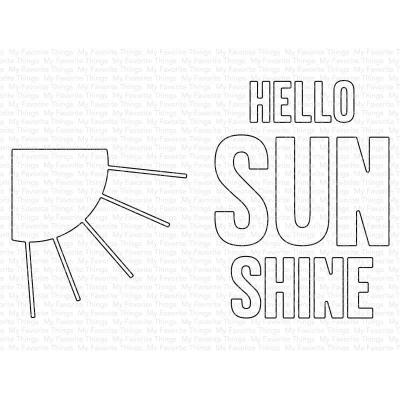 My Favorite Things Die-Namics - Hello Sunshine
