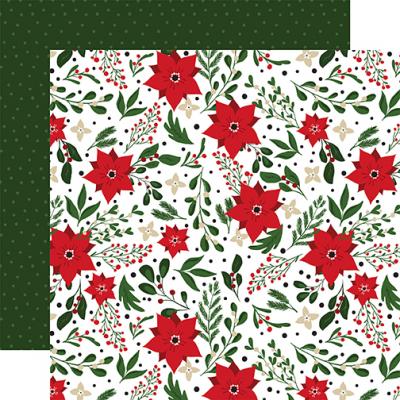 Echo Park Jingle All The Way Designpapier - Christmas Flowers