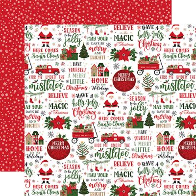 Echo Park Jingle All The Way Designpapier - Here Comes Santa Claus