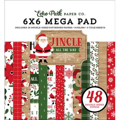 Echo Park Jingle All The Way Designpapier - Cardmakers Mega Pad
