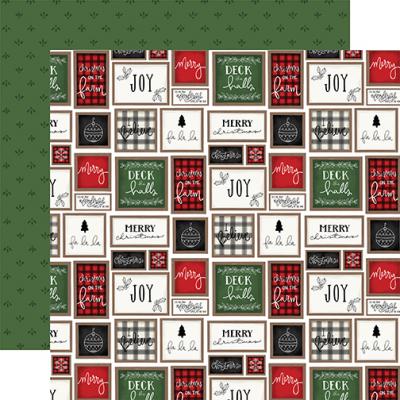 Carta Bella Home For Christmas Designpapier - Deck The Halls