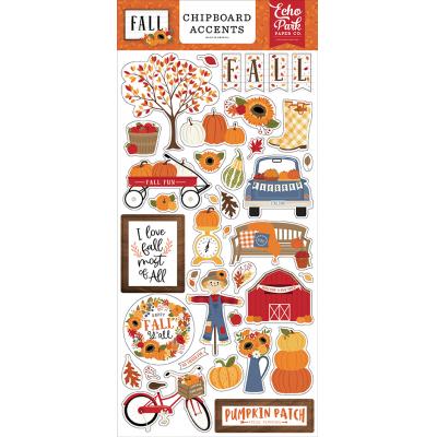 Echo Park Fall Sticker - Chipboard Accents