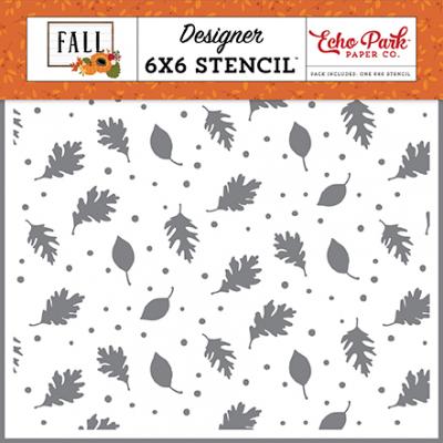 Echo Park Fall Stencil - Brisk Leaves