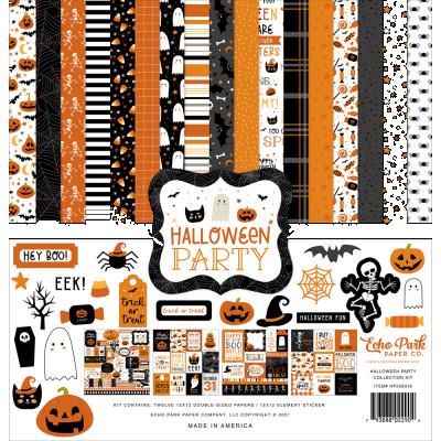 Echo Park Halloween Party Designpapier - Collection Kit