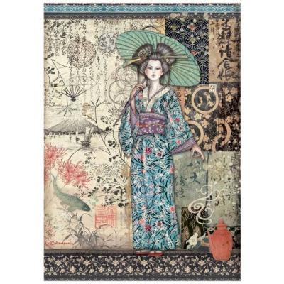 Stamperia Sir Vagabond In Japan Rice Paper -Lady