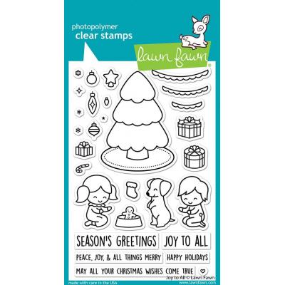 Lawn Fawn Clear Stamps - Joy To All