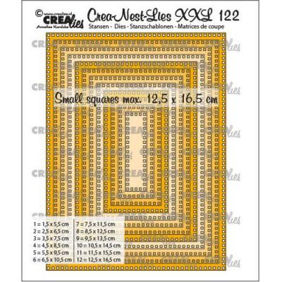 Crealies Crea-Nest-Dies XXL - Rechtecke mit quadratischen Löchern