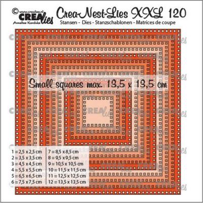 Crealies Crea-Nest-Dies XXL - Quadrate mit quadratischen Löchern