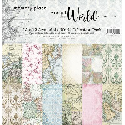 Asuka Studio Memory Place Around The World Designpapier - Paper Pack