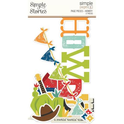 Simple Stories Howdy! SimpleDie Cuts -  Simple Pages Pieces