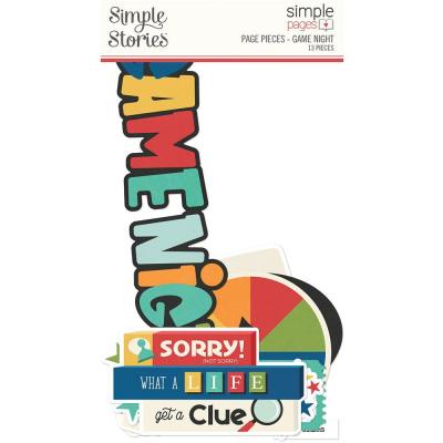 Simple Stories Simple Pages Pieces - Game Night