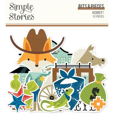 Simple Stories Howdy! Die Cuts - Bits & Pieces