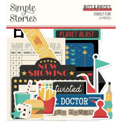 Simple Stories Family Fun Die Cuts - Bits & Pieces
