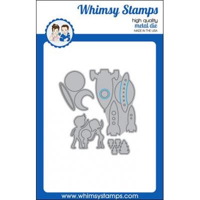 Whimsy Stamps Die Set - Space Ships