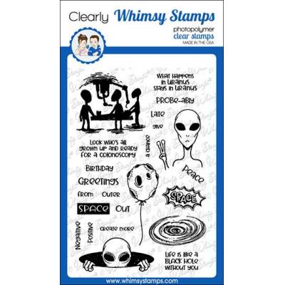 Whimsy Stamps Clear Stamps - Black Hole