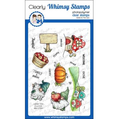 Whimsy Stamps Clear Stamps - Gnome So Thankful