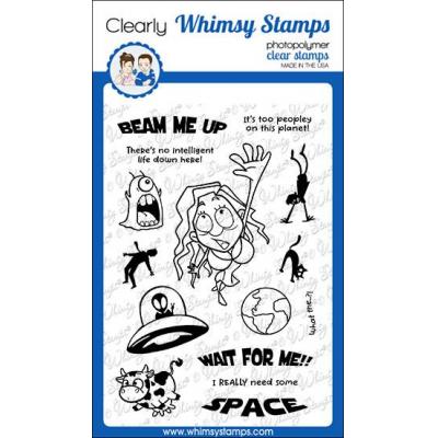 Whimsy Stamps Clear Stamps - Wait For Me