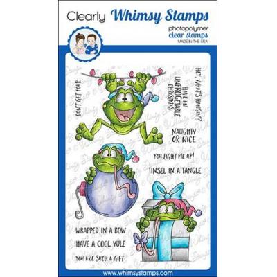 Whimsy Stamps Clear Stamps - Mistletoads