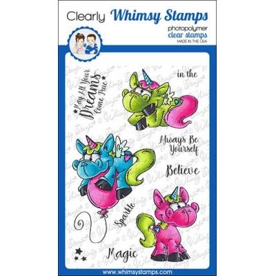 Whimsy Stamps Clear Stamps - Unicorn Magic
