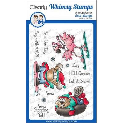 Whimsy Stamps Clear Stamps - Winter Sports