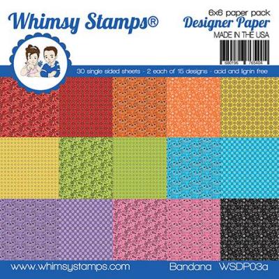 Whimsy Stamps Designpapier - Bandana