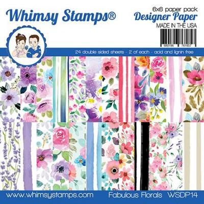 Whimsy Stamps Designpapier - Fabulous Florals