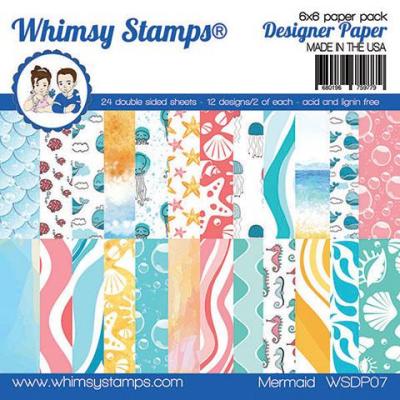 Whimsy Stamps Designpapier - Mermaid