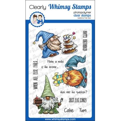 Whimsy Stamps Clear Stamps - Gnome Birthdays