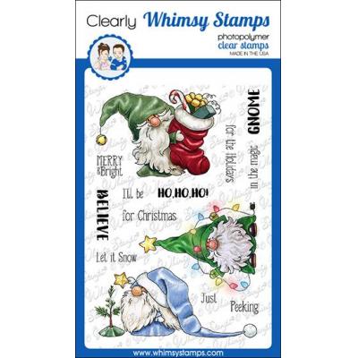 Whimsy Stamps Clear Stamps - Gnome For The Holidays
