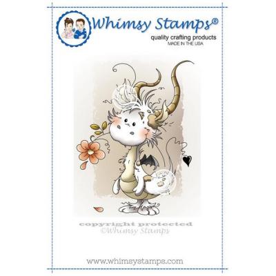Whimsy Stamps Rubber Cling Stamp - Freddie Rubber