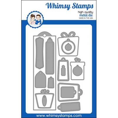 Whimsy Stamps Die Set - Bookmark And Tags