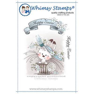Whimsy Stamps Rubber Cling Stamp - Bonnie