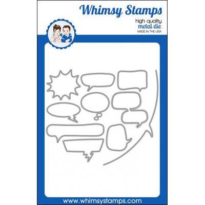 Whimsy Stamps Die Set - Comic Speech Bubbles