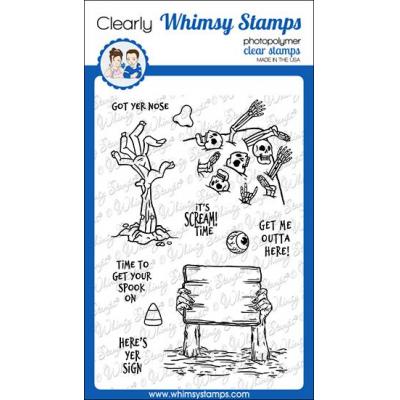 Whimsy Stamps Clear Stamps - Scream Time