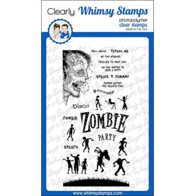 Whimsy Stamps Clear Stamps - Zombie Party