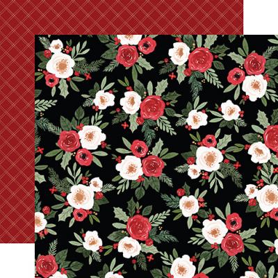Carta Bella Happy Christmas Designpapier - Festive Floral