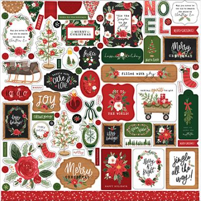 Carta Bella Happy Christmas - Element Sticker