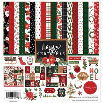 Carta Bella Happy Christmas Designpapier - Collection Kit