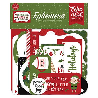 Echo Park Christmas Magic Die Cuts - Ephemera