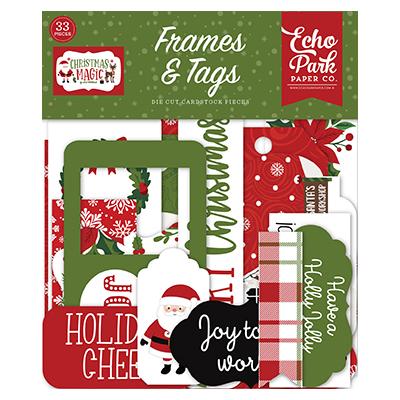 Echo Park Christmas Magic Die Cuts - Frames & Tags