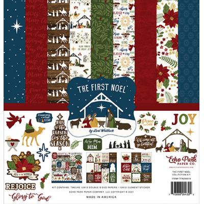 Echo Park The First Noel Designpapier - Collection Kit