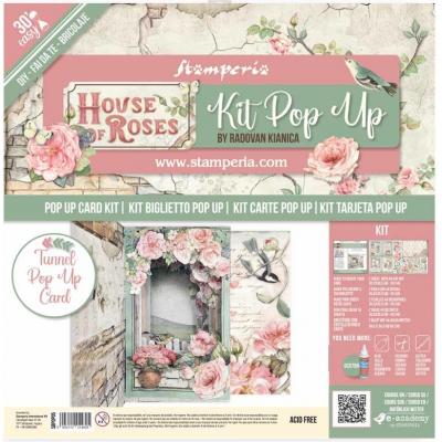 Stamperia Pop Up Kit - House Of Roses Tunnel