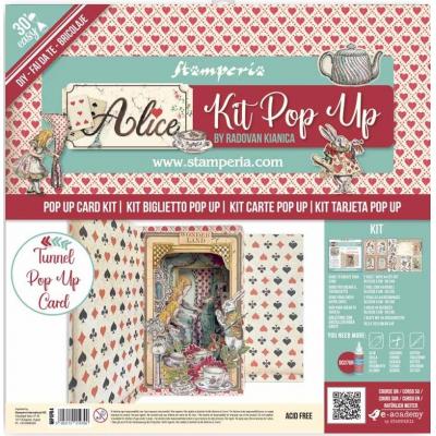 Stamperia Pop Up Kit - Alice Wonderland Tunnel