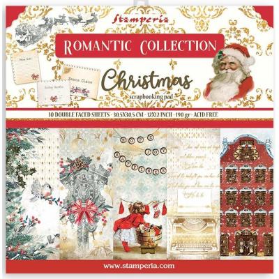 Stamperia Romantic Christmas Designpapier - Paper Pack