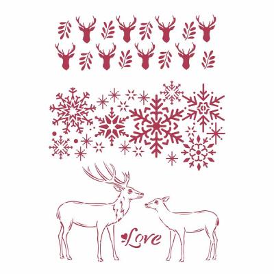 Stamperia Winter Tales Stencil - Love