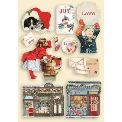 Stamperia Wooden Shapes - Romantic Christmas