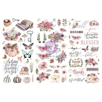 Prima Marketing Hello Pink Autumn - Rub On Transfers